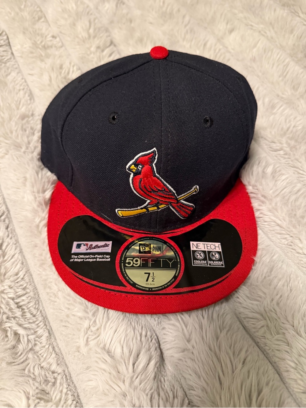 New Era Cardinals Navy and Red 59FIFTY Fitted Hat